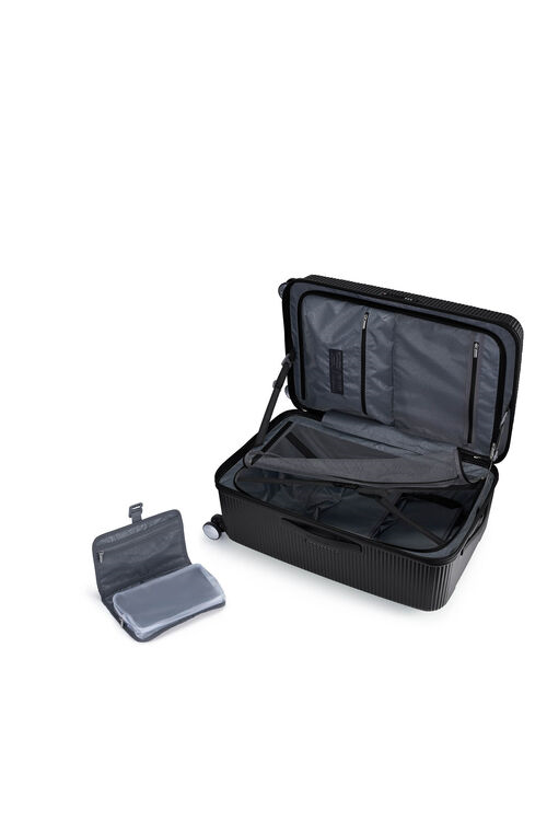 【CURIO AO8】27吋胖胖箱2/8箱體比例可折式疊隔板雙輪避震輪防盜拉鍊 美國旅行者AT