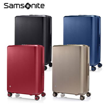 【EVOAZ QX0】28吋行李箱 拉絲光澤防盜拉鍊PC可擴充減震輪防撞角 Samsonite 新秀麗