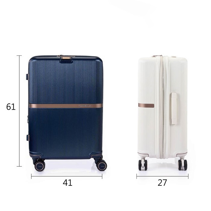 【MINTER HH5】22吋行李箱滾珠軸承抗震飛機輪防盜拉鍊前置物掛勾附可拆打包袋 Samsonite新秀麗