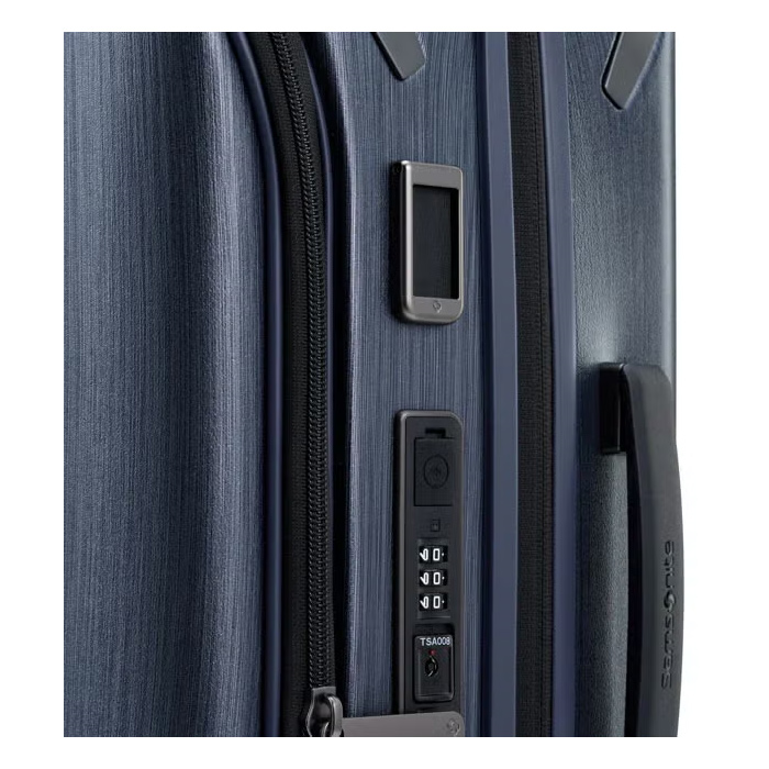 Samsonite 新秀麗【UNIMAX QO9】28吋託運箱 1/9上掀式PC硬殼抗菌減震剎車輪可擴充 重量6 kg，側邊客製化皮革烙印，配有專屬打包收納袋 